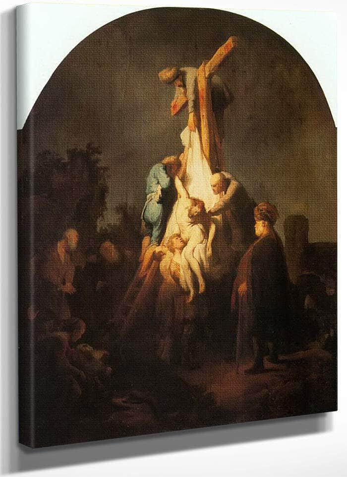 The Descent From The Cross By Rembrandt Fine Art Print