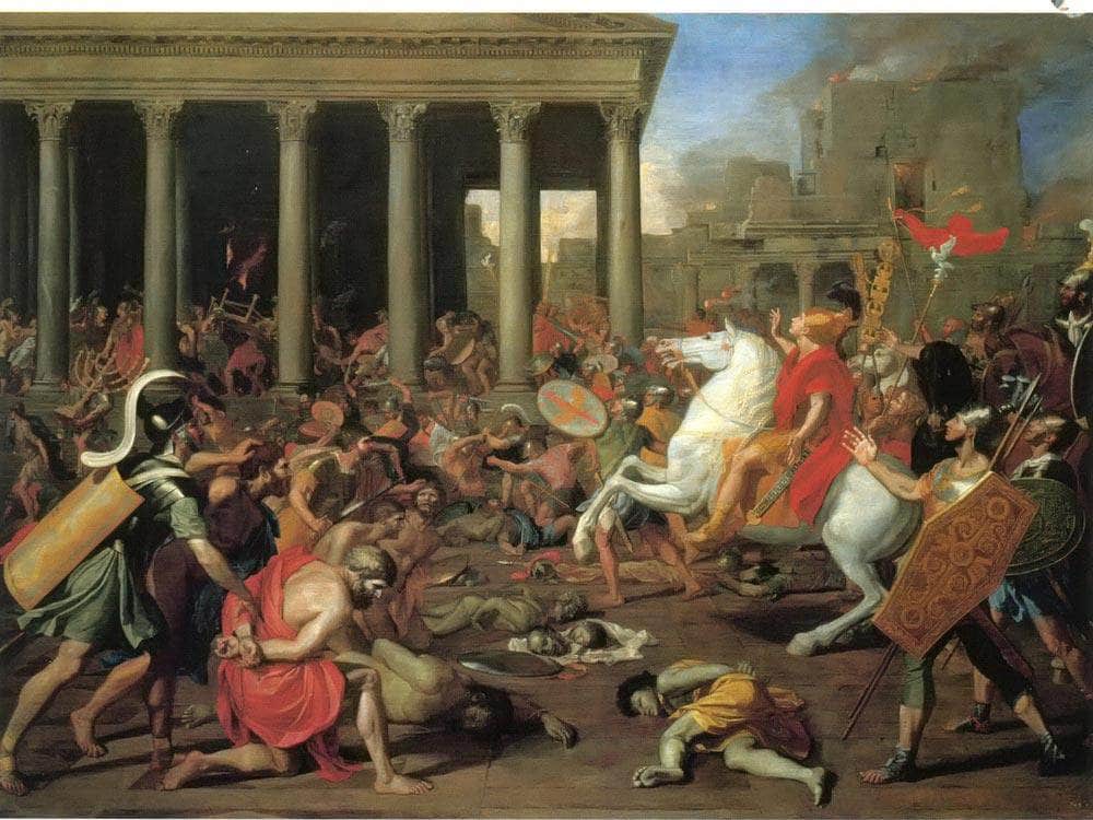 The Destruction Of The Temple Of Jerusalem Ii By Nicholas Poussin Fine Art Print