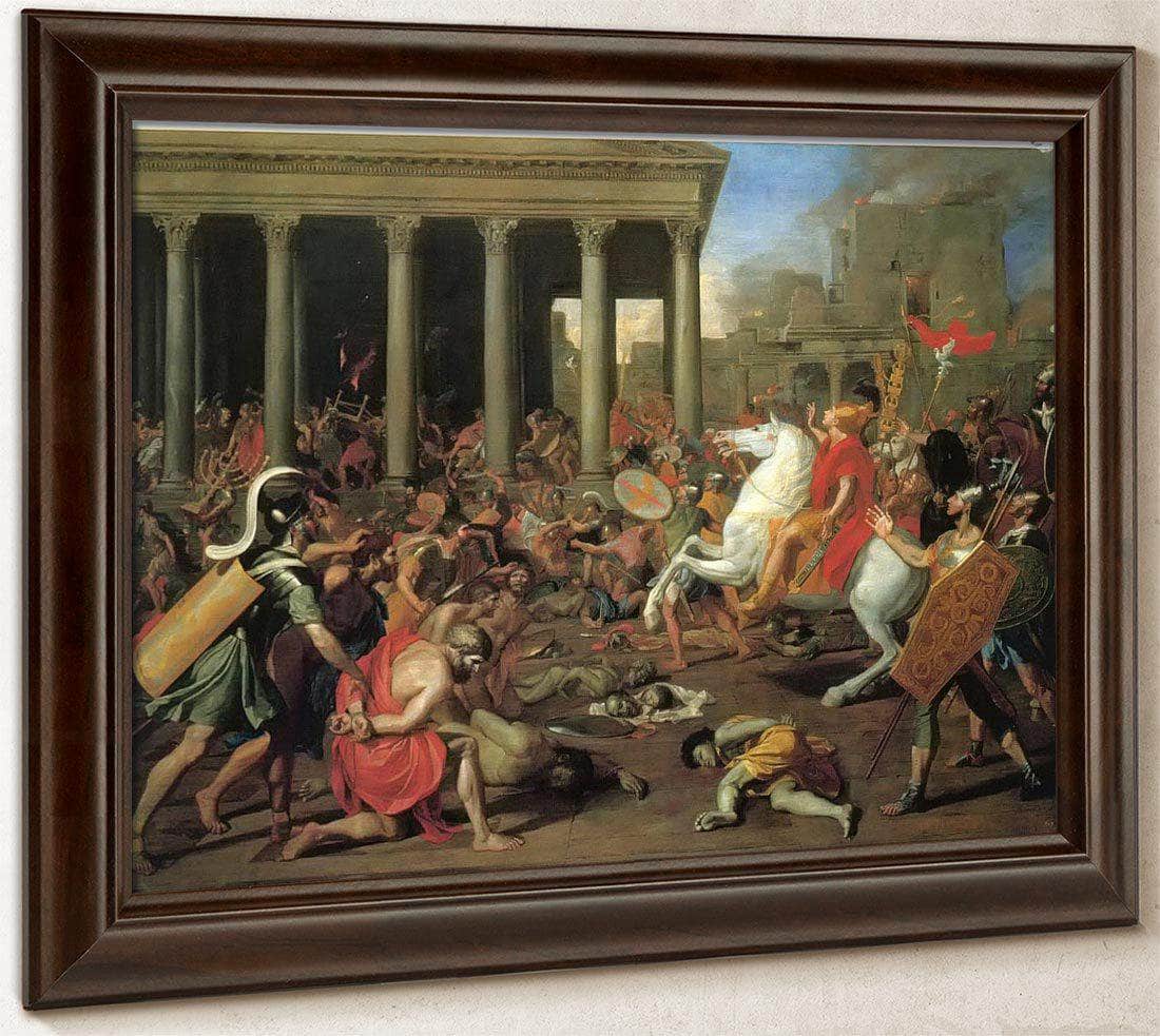 The Destruction Of The Temple Of Jerusalem Ii By Nicholas Poussin Fine Art Print