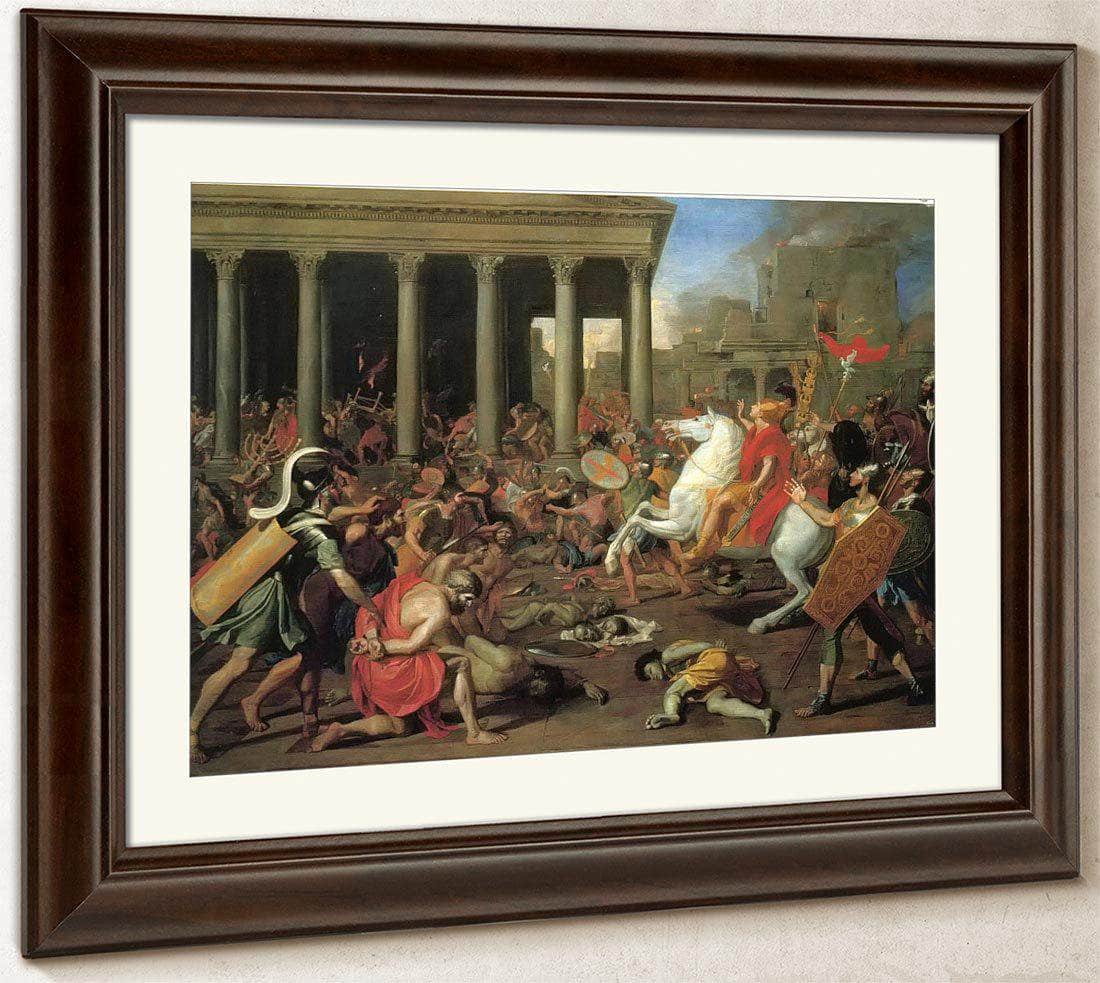 The Destruction Of The Temple Of Jerusalem Ii By Nicholas Poussin Fine Art Print