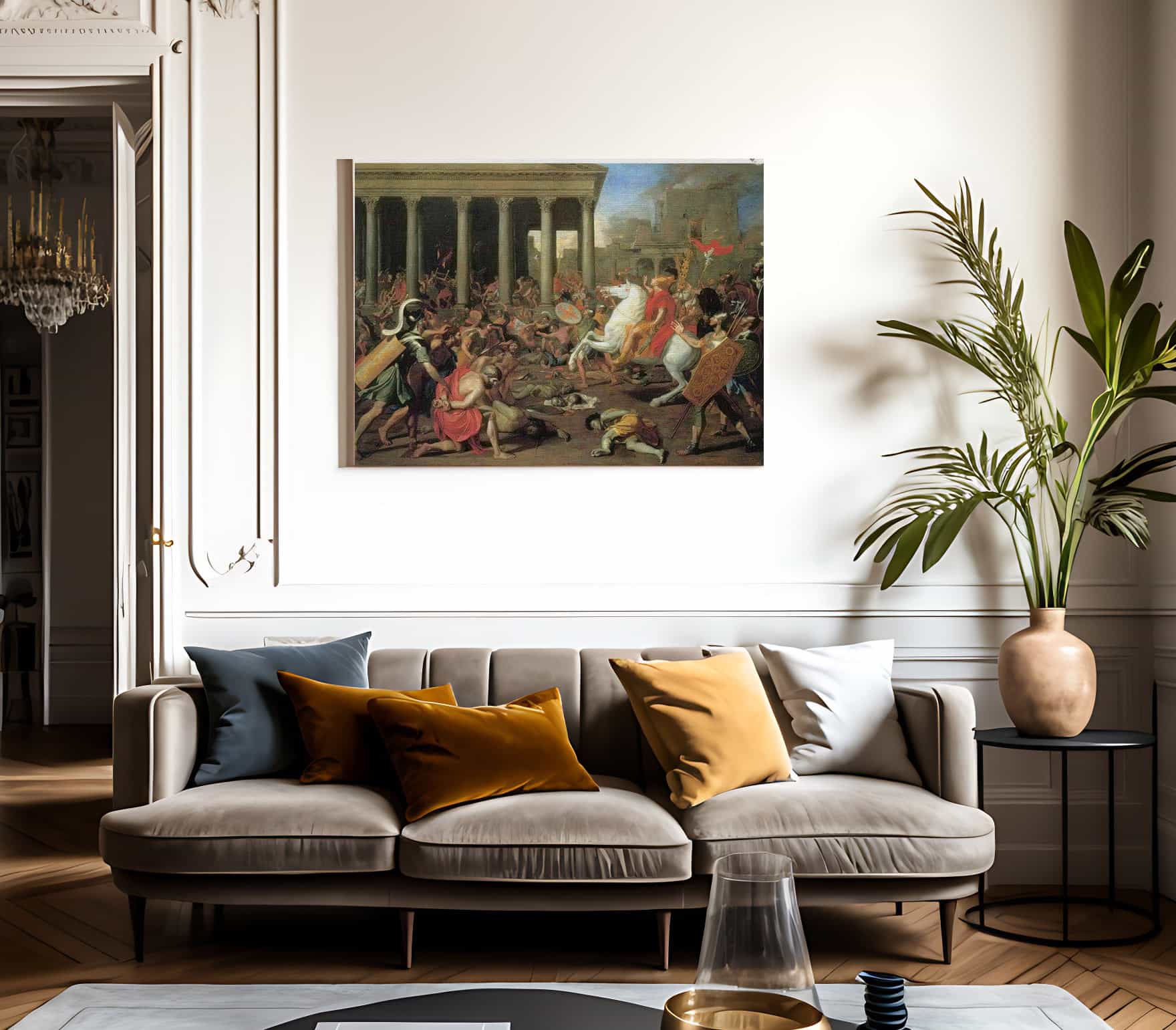 The Destruction Of The Temple Of Jerusalem Ii By Nicholas Poussin Fine Art Print