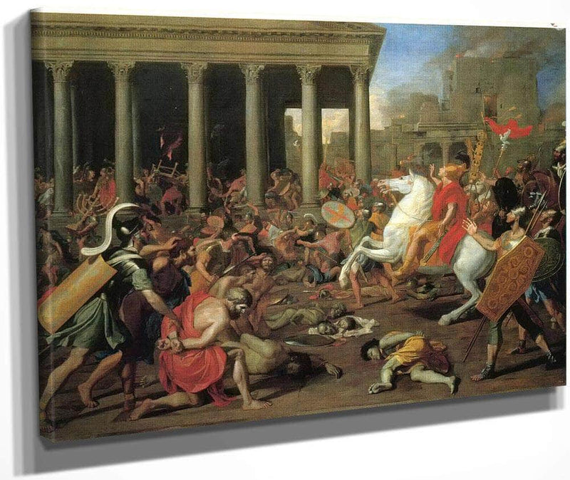 The Destruction Of The Temple Of Jerusalem Ii By Nicholas Poussin Fine Art Print