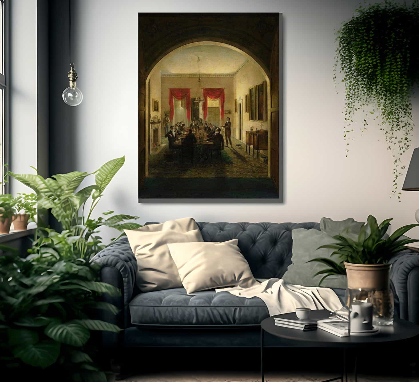 The Dinner Party By Henry Sargent Fine Art Print