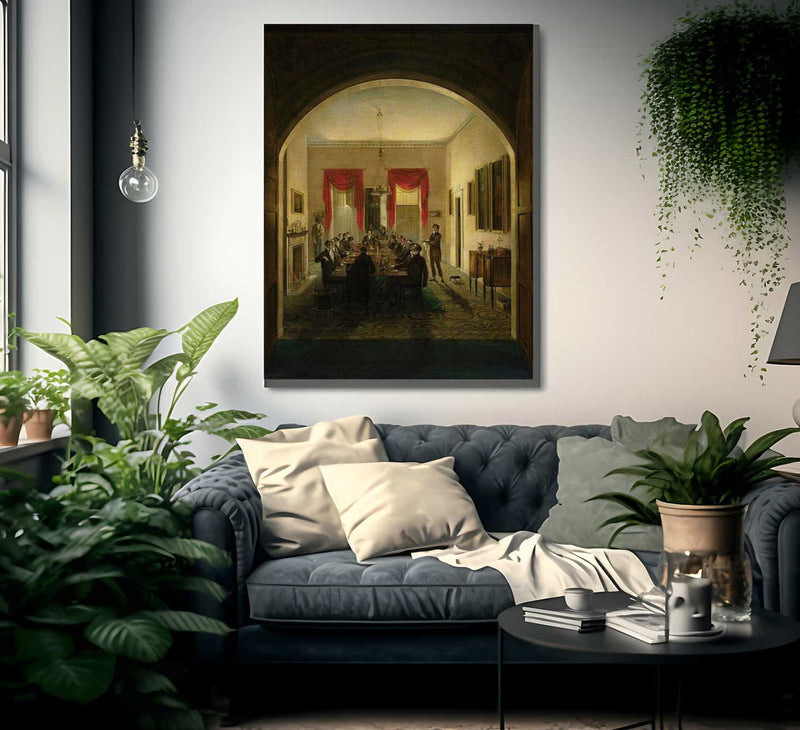 The Dinner Party By Henry Sargent Fine Art Print