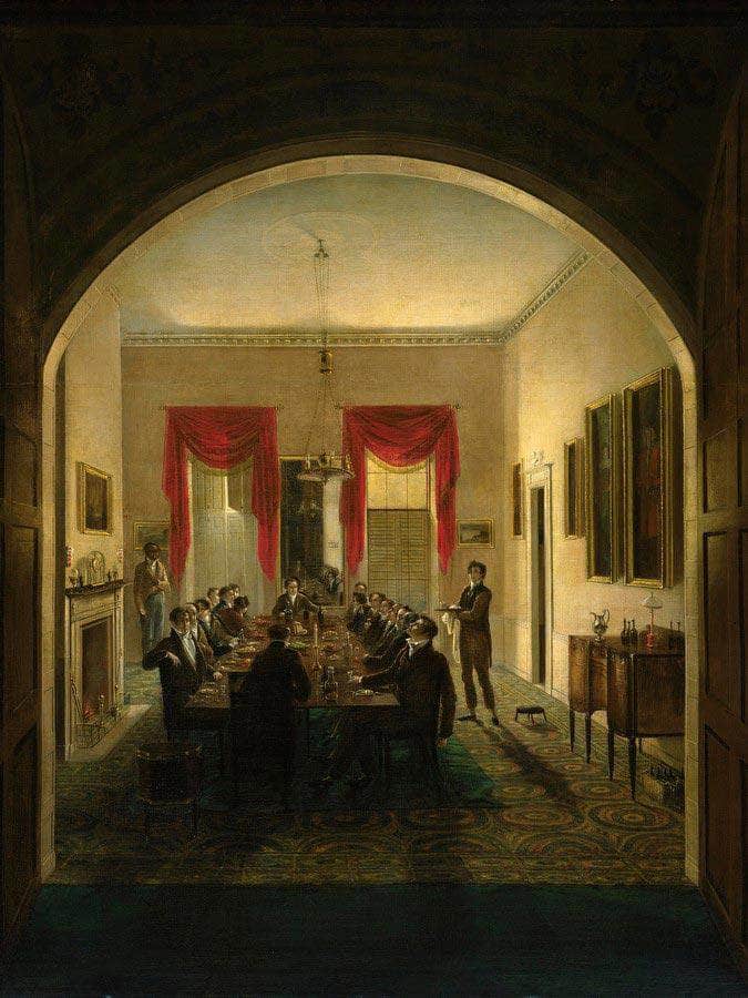The Dinner Party By Henry Sargent Fine Art Print