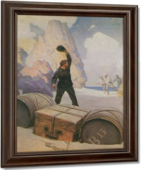 The Discovery Of The Chest By NC Wyeth Fine Art Print