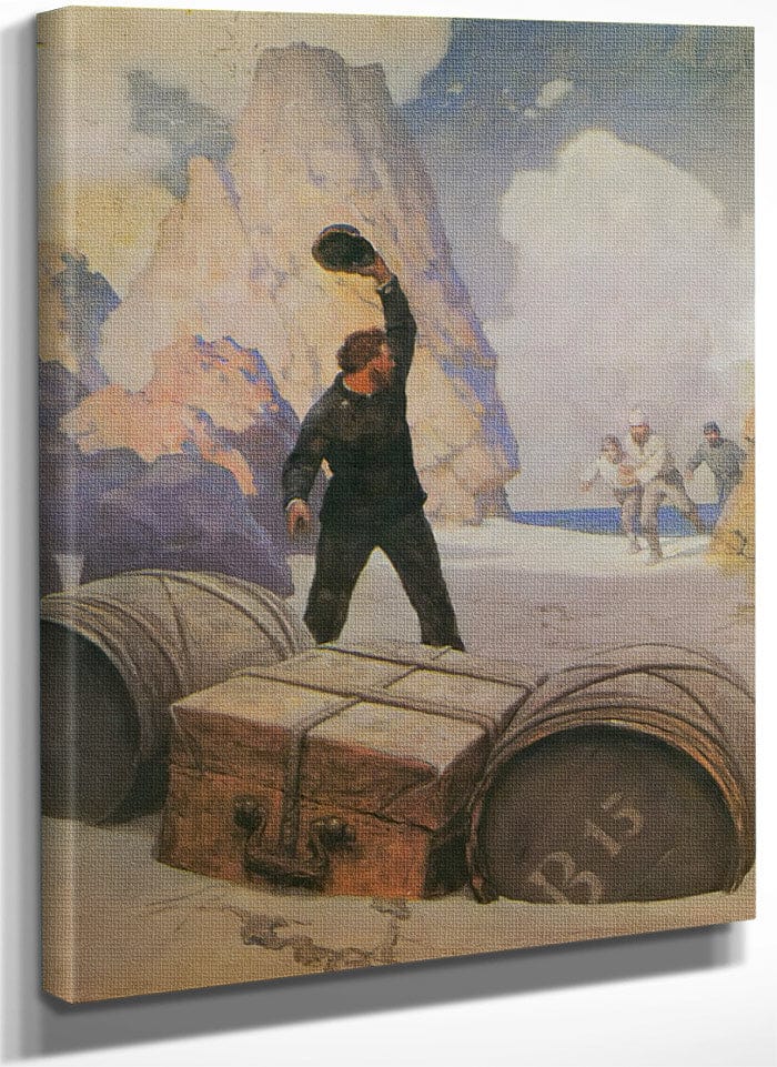 The Discovery Of The Chest By NC Wyeth Fine Art Print