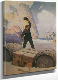 The Discovery Of The Chest By NC Wyeth Fine Art Print