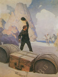 The Discovery Of The Chest By NC Wyeth Fine Art Print
