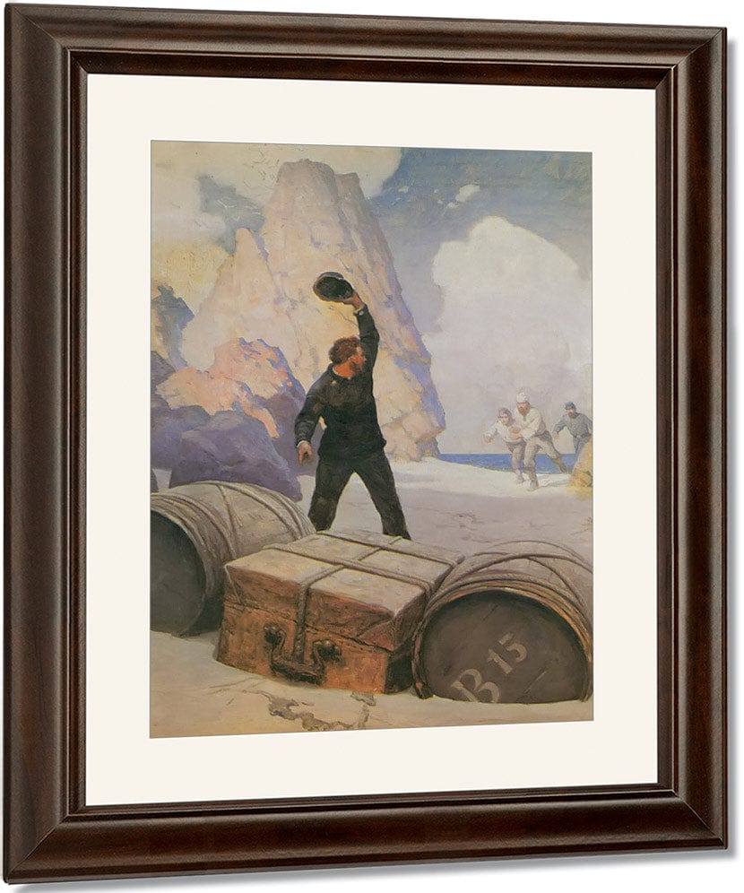The Discovery Of The Chest By NC Wyeth Fine Art Print