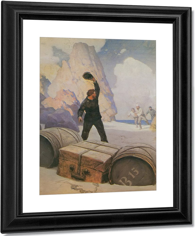 The Discovery Of The Chest By NC Wyeth Fine Art Print