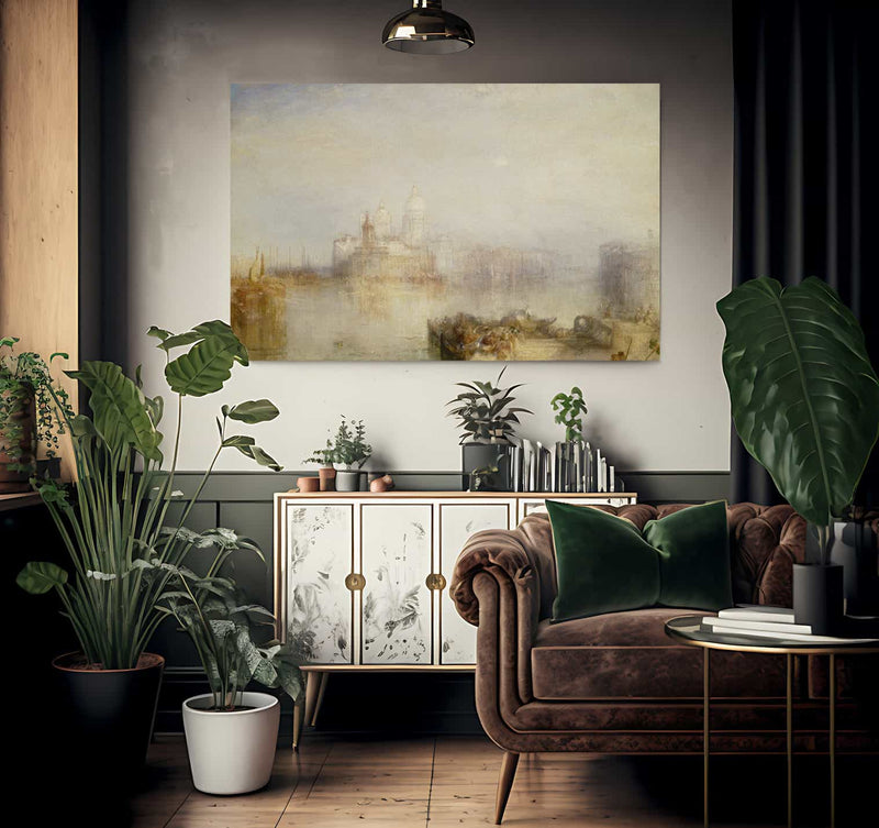 The Dogana And Santa Maria Della Salute Venice By Joseph Mallord William Turner Fine Art Print