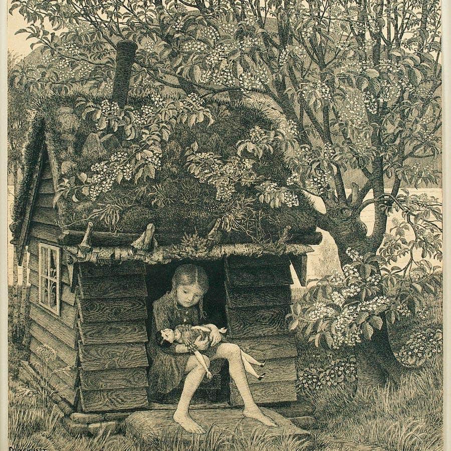 The Doll House By Nicolai Astrup Fine Art Print