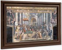 The Donation Of Constantine By Raphael Fine Art Print