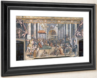 The Donation Of Constantine By Raphael Fine Art Print
