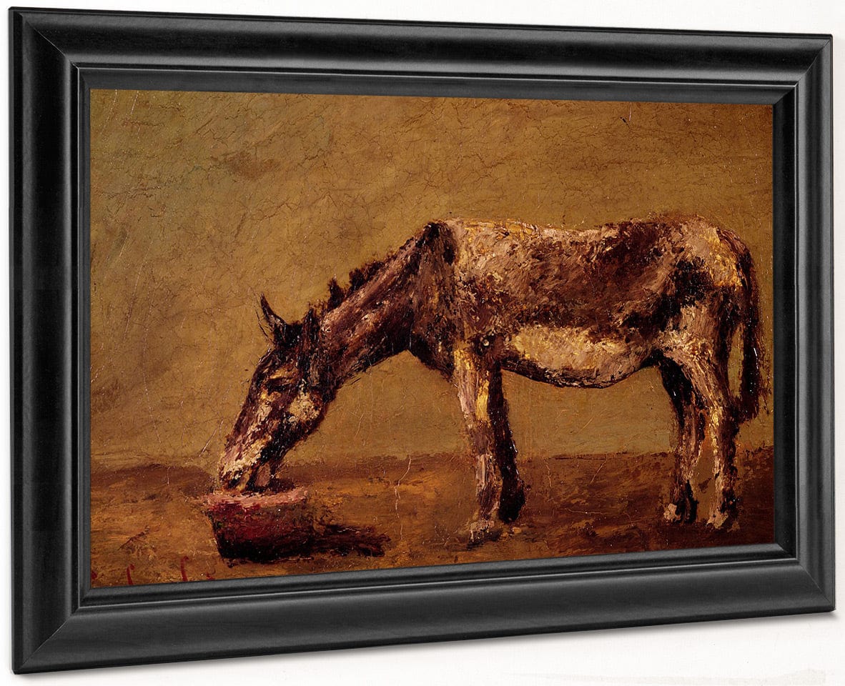 The Donkey By Jean Desire Gustave Courbet Fine Art Print