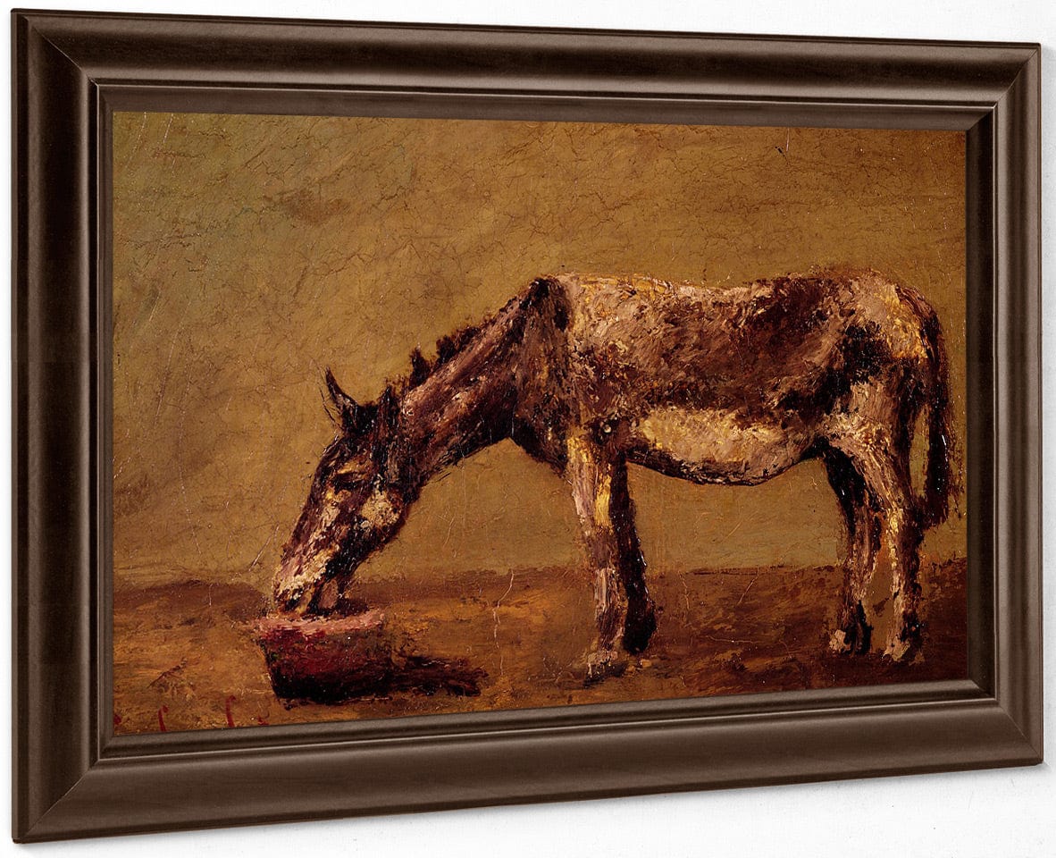 The Donkey By Jean Desire Gustave Courbet Fine Art Print