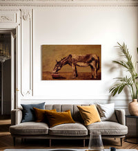 The Donkey By Jean Desire Gustave Courbet Fine Art Print