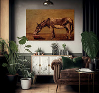 The Donkey By Jean Desire Gustave Courbet Fine Art Print