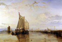 The Dort Packet Boat From Rotterdam Becalmed Painting Jmw Turner Canvas Art Fine Art Print