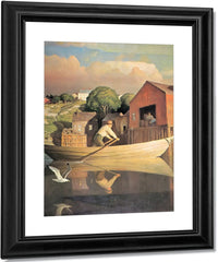 The Doryman (Evening) By NC Wyeth Fine Art Print