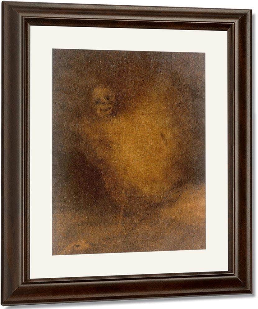 The Dream Finished By Death By Odilon Redon Fine Art Print