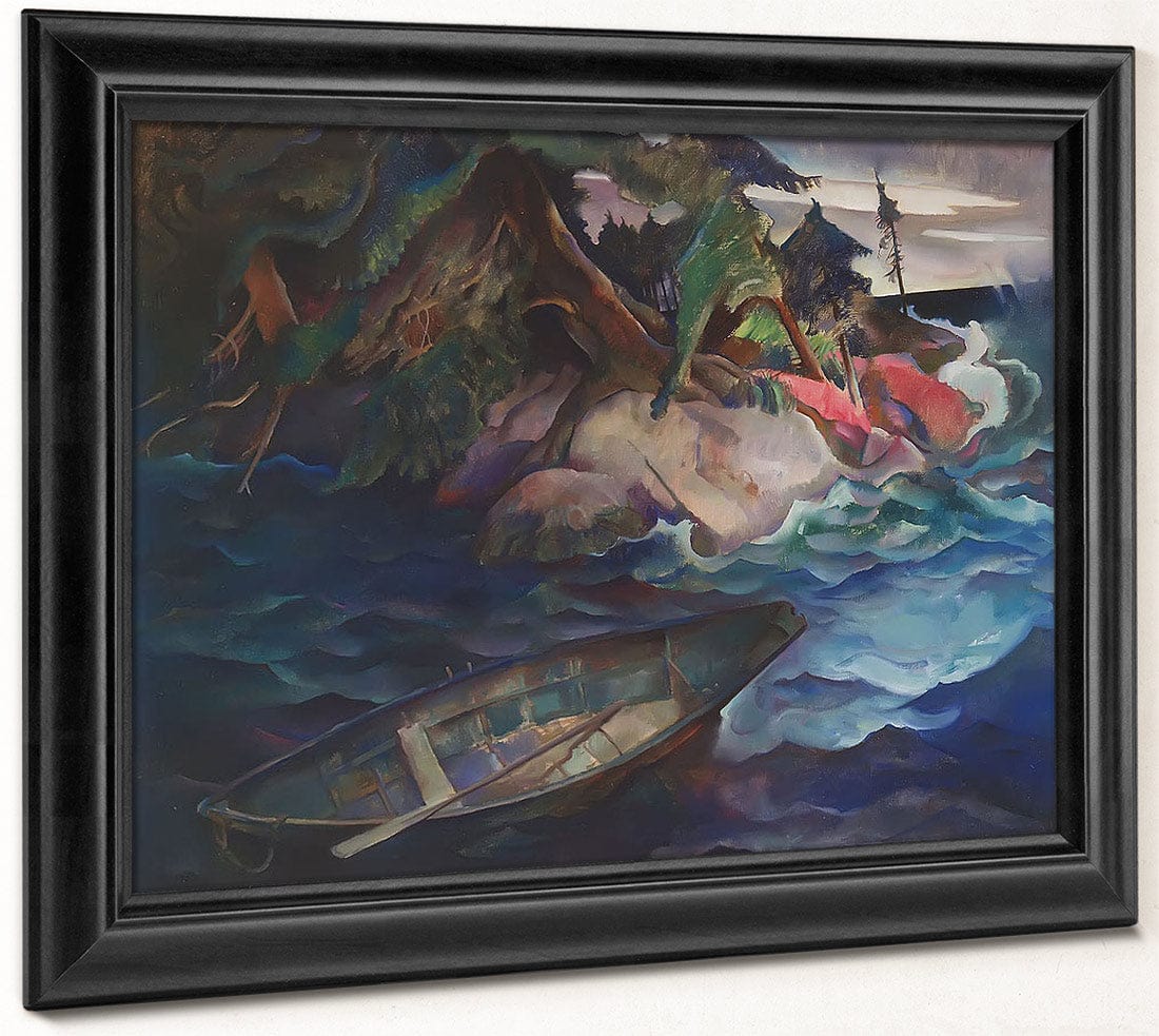 The Drowning By N.C Wyeth Fine Art Print