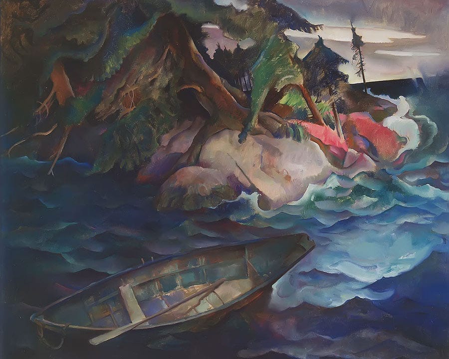The Drowning By N.C Wyeth Fine Art Print