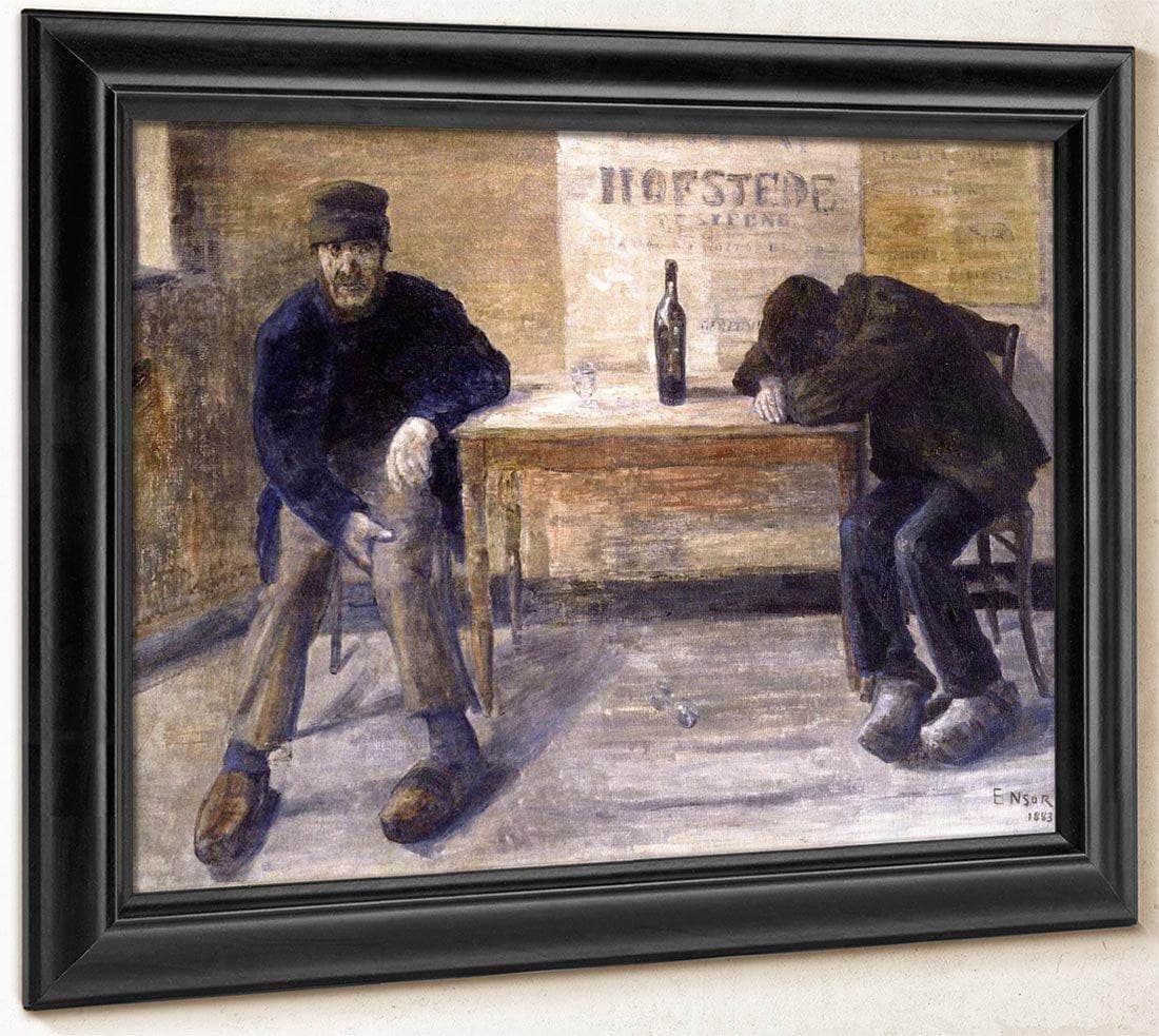 The Drunkards By James Ensor Fine Art Print