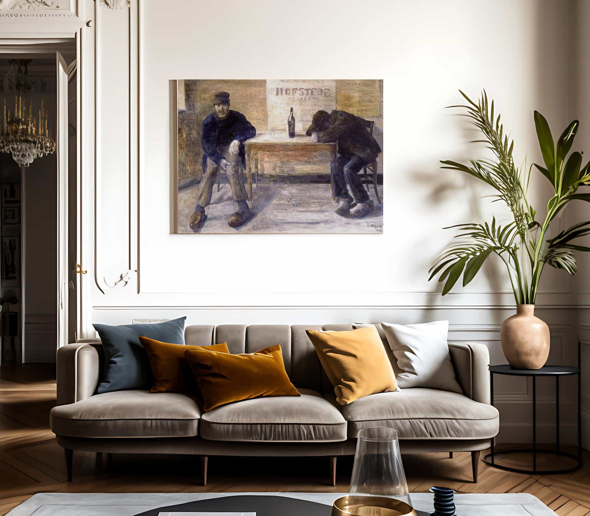 The Drunkards By James Ensor Fine Art Print