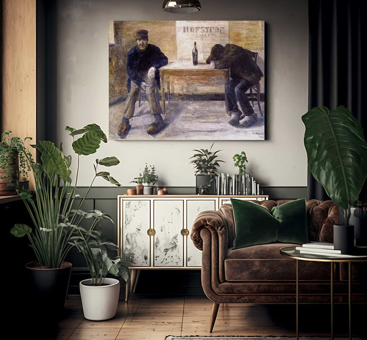 The Drunkards By James Ensor Fine Art Print