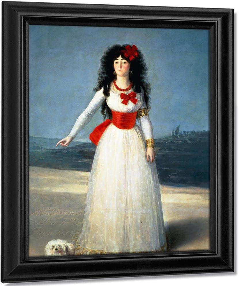 The Duchess Of Alba I By Francisco De Goya Fine Art Print