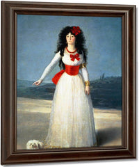 The Duchess Of Alba I By Francisco De Goya Fine Art Print