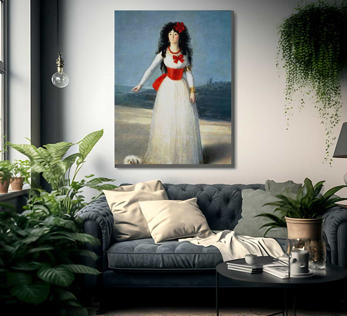 The Duchess Of Alba I By Francisco De Goya Fine Art Print