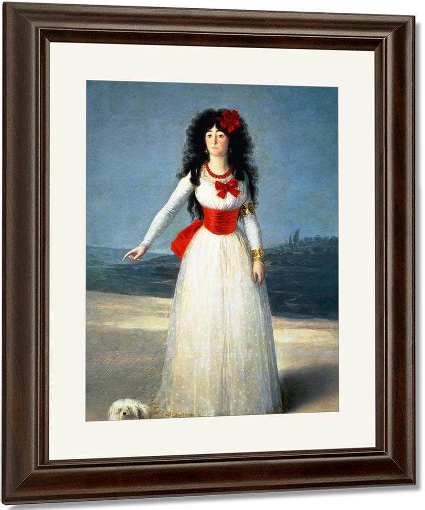 The Duchess Of Alba I By Francisco De Goya Fine Art Print