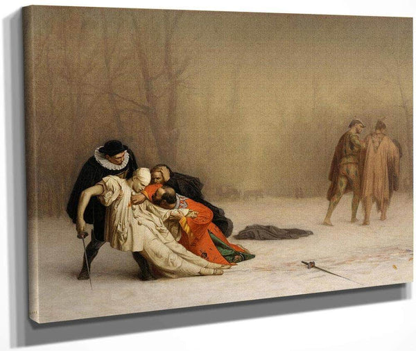 The Duel After The Masquerade By Jean Leon Gerome Fine Art Print