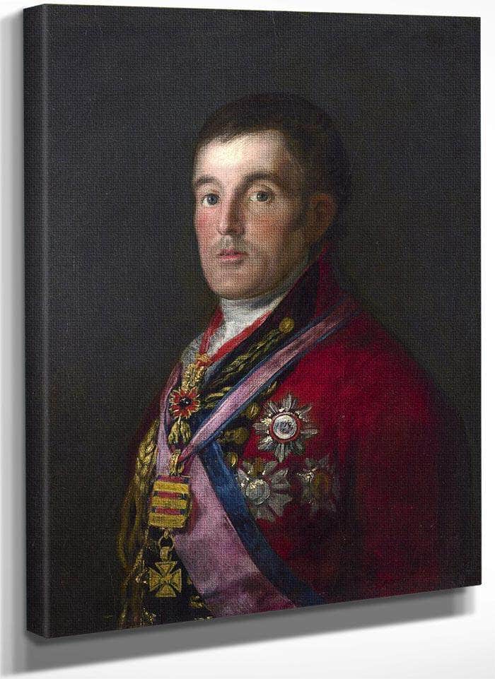 The Duke Of Wellington By Francisco De Goya Fine Art Print