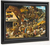 The Dutch Proverbs By I Fine Art Print