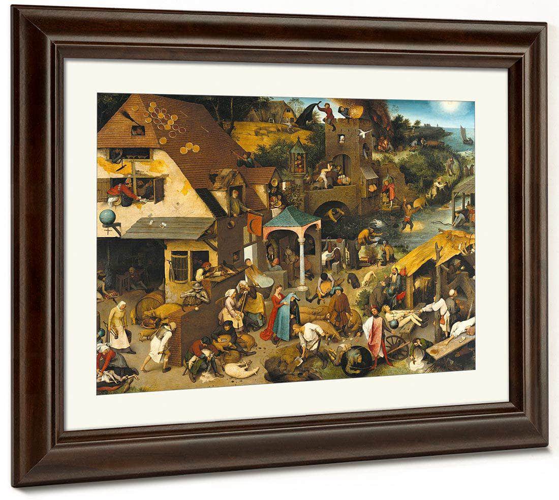 The Dutch Proverbs By I Fine Art Print