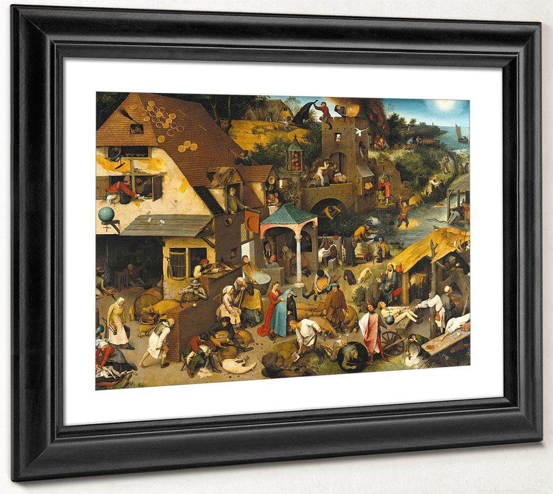 The Dutch Proverbs By I Fine Art Print