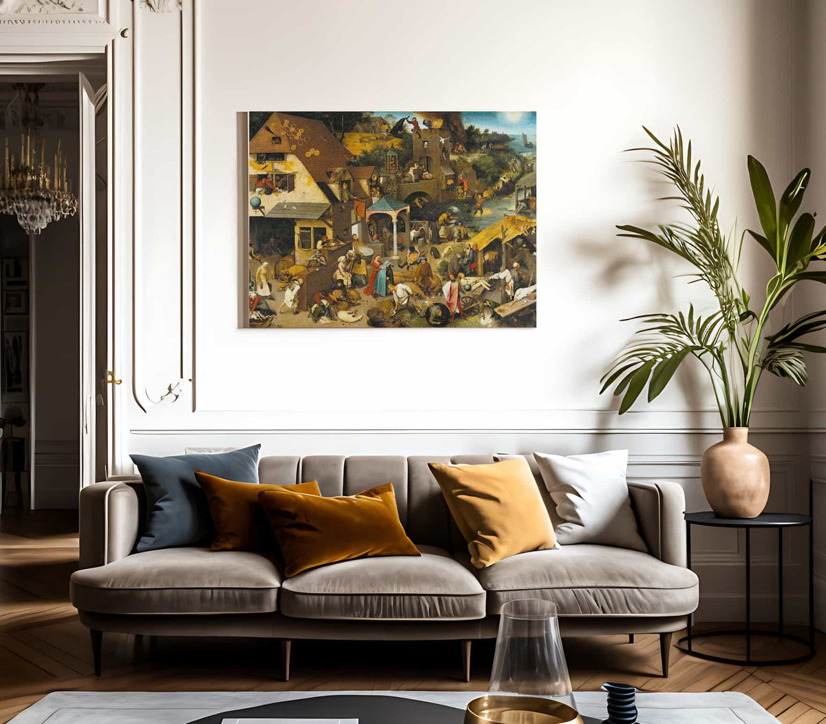 The Dutch Proverbs By I Fine Art Print