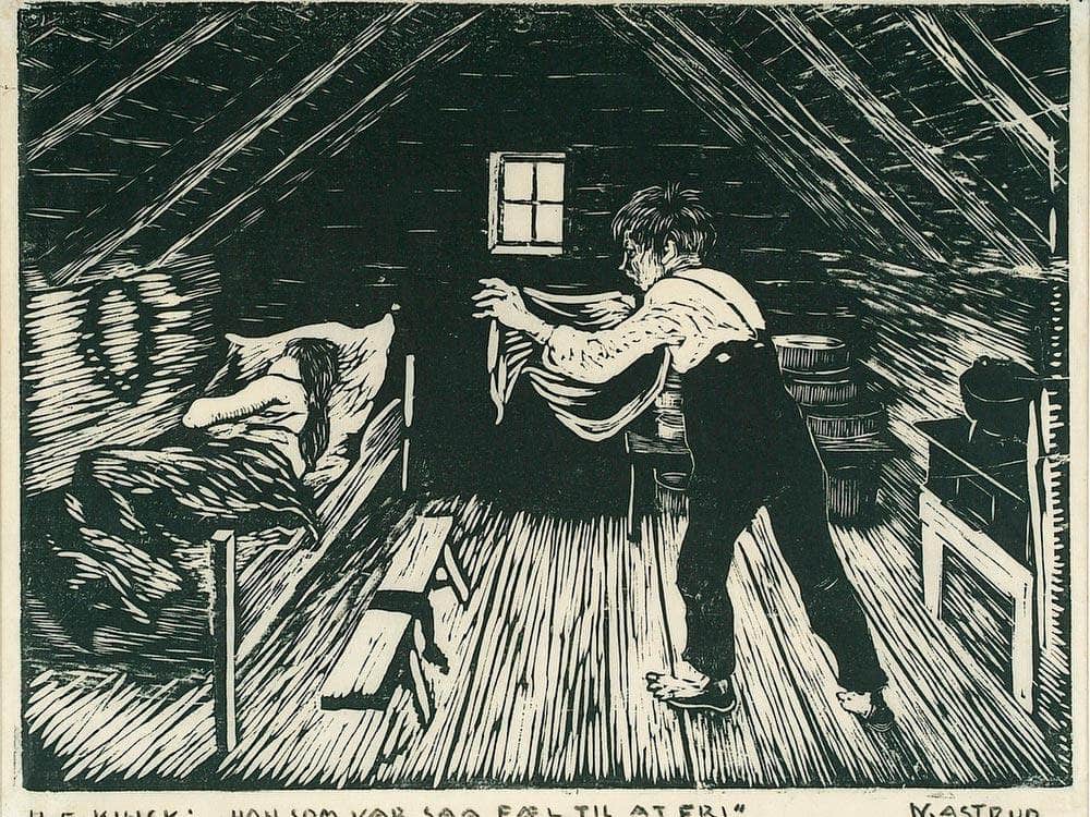 The Eager Suitor By Nicolai Astrup Fine Art Print