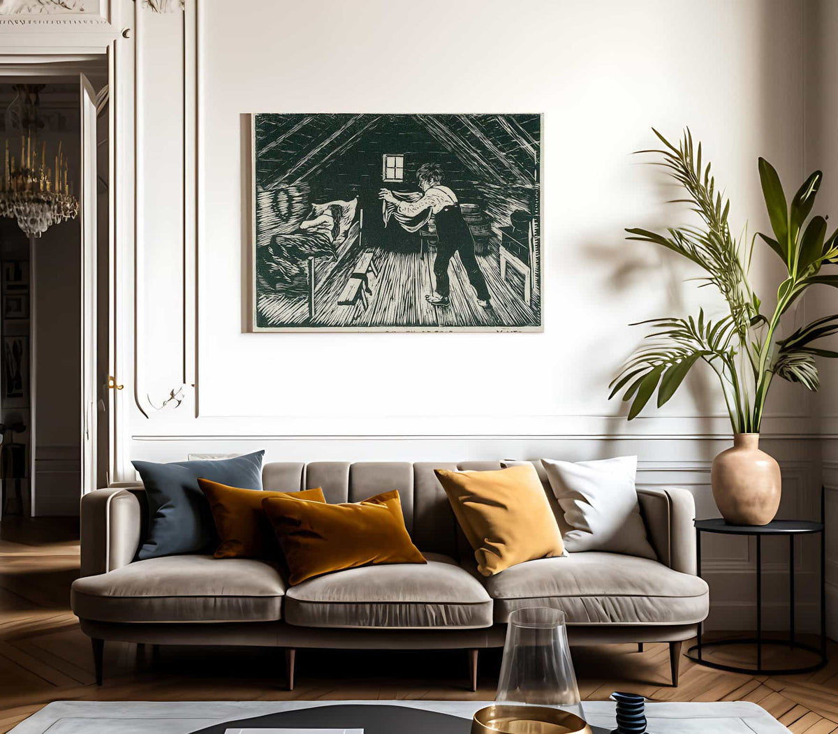 The Eager Suitor By Nicolai Astrup Fine Art Print