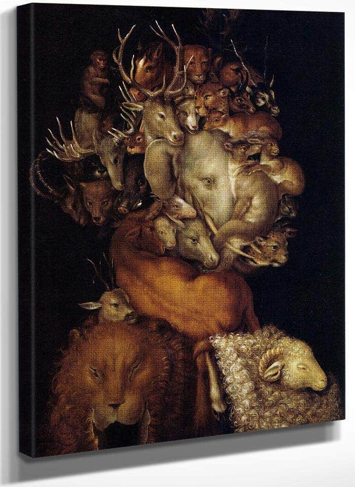 The Earth  From Four Elements 1566 By Giuseppe Arcimboldo Fine Art Print