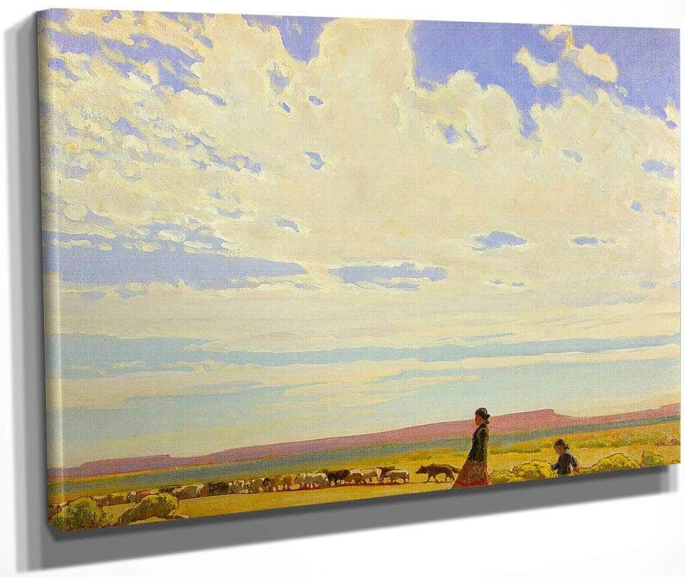 The Edge Of Autumn By Maynard Dixon Fine Art Print