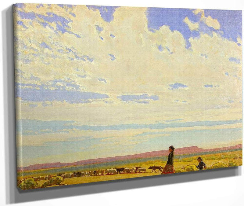 The Edge Of Autumn By Maynard Dixon Fine Art Print