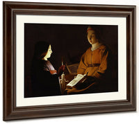 The Education Of The Virgin 1650 By Georges De La Tour Fine Art Print