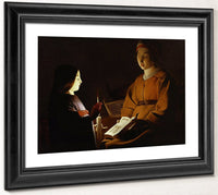 The Education Of The Virgin 1650 By Georges De La Tour Fine Art Print