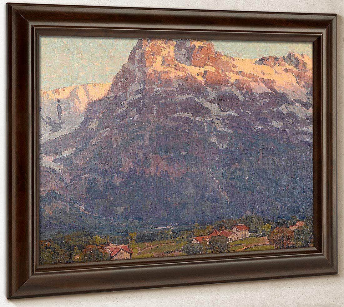 The Eiger At Grindelwald By Edgar Payne Fine Art Print