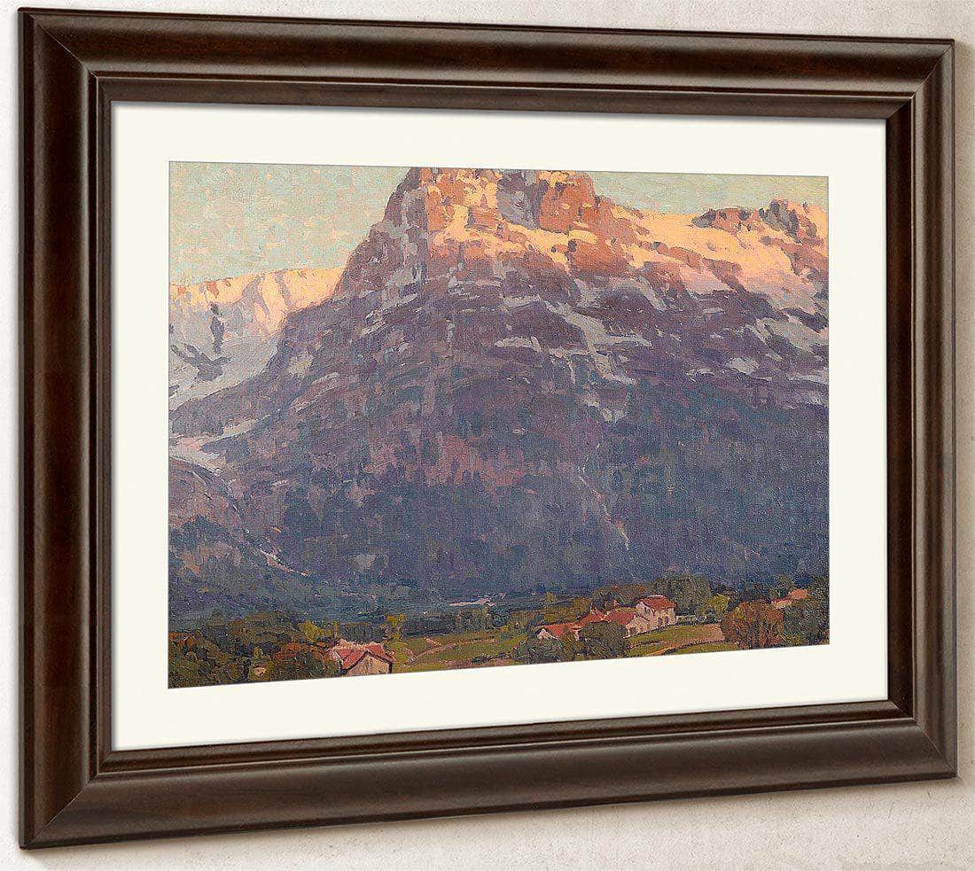 The Eiger At Grindelwald By Edgar Payne Fine Art Print
